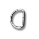 Saddlery D-rings 10 - 4240000 - (non-welded) - nickled - 1000pcs/box