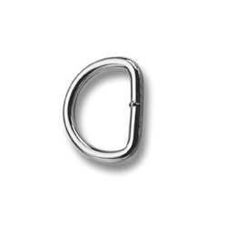 Saddlery D-rings 14 - 4240200 - (non-welded) - nickled - 500pcs/box