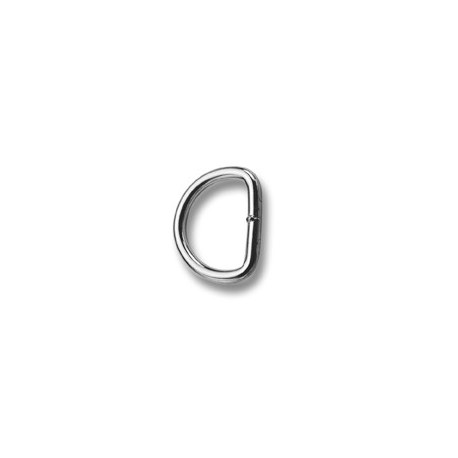 Saddlery D-rings 16 - 4240300 - (non-welded) - nickled - 500pcs/box
