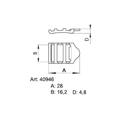 Sedlářské přezky 16 - 412200 - niklované - 1000ks/krabice