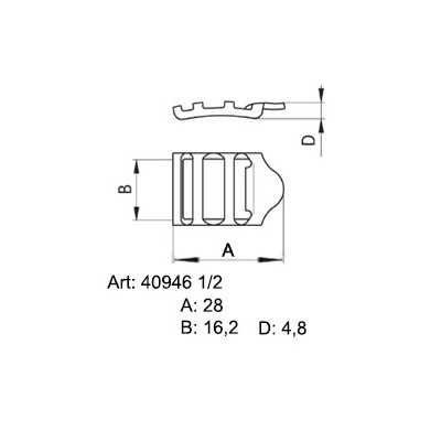 Saddlery Buckles 16 - 412300 - nickled - 1000pcs/box