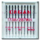 Machine Needles ORGAN 1738 / 287 WH - Assort - 10pcs/plastic box