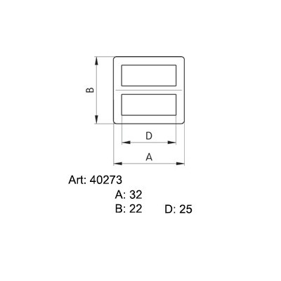 Sedlářské průvlečné přezky 25 - 4211000 - niklované - 1000ks/krabice