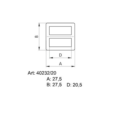 Sedlářské průvlečné přezky 20,5 - 4508500 - niklované - 500ks/krabice