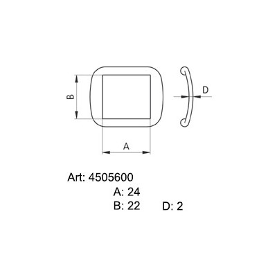 Saddlery frames - 4505600 - nickled - 200pcs/box