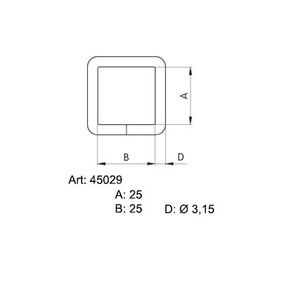 Saddlery frames - 4502900 - nickled - 200pcs/box