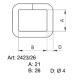 Saddlery frames 26 - 4507000 - nickled - (non-welded) - 200pcs/box