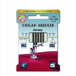 Machine Needles ORGAN JERSEY ASSORT 130/705H - 5pcs/card