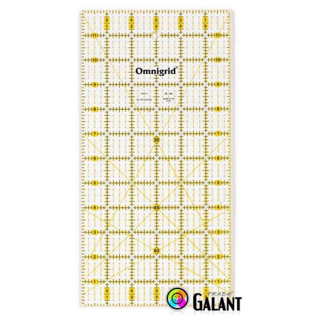 Universal ruler with grid (Omnigrid-Prym) 6 x 12inch - 1pcs