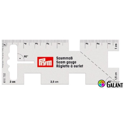 Seam gauge (Prym) - 10,5 x 4 cm - 1pcs