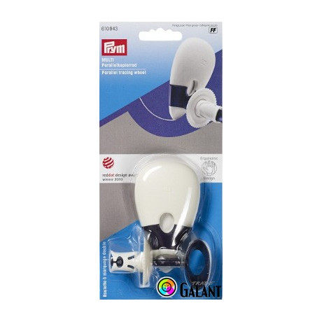 Rádýlko souběžné kopírovací křídové (Prym) - 1ks/karta