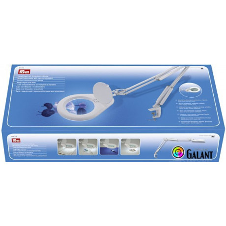 Lupa se světlem a svěrkou (Prym) - 1ks