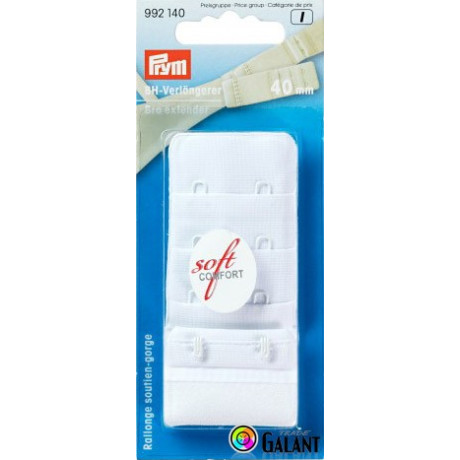 Bra extender 40 mm - White - 1pcs/card