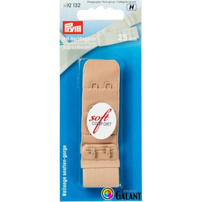 Prodlužovač podprsenkový 25 mm - Béžový - 1ks/karta
