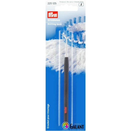 Háček pletací s plastovou rukojetí 13cm (Prym) - 1ks/karta