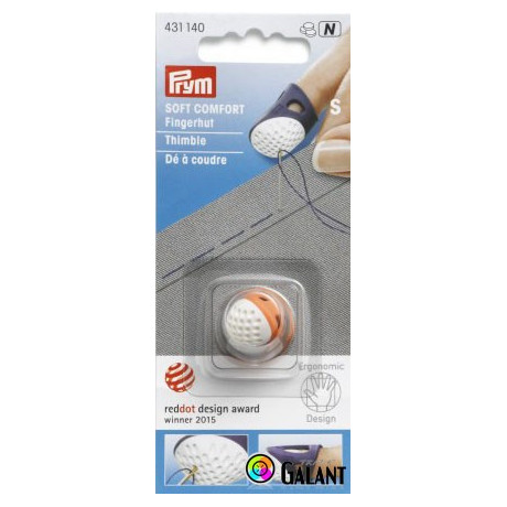 Náprstek plastový ergonomický - vel. S (Prym) - 1ks/karta