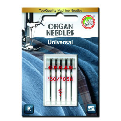 Strojové jehly ORGAN UNIVERSAL 130/705H - 60 - 5ks/plastová krabička/karta