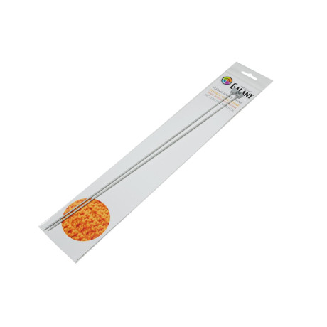 Pletací jehlice rovné - aluminiové - 35cm - 2,00mm - 1pár/sáček