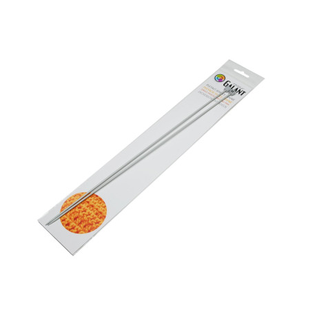 Aluminium Knitting needles - straight 35cm - 2,50mm - 1pair/polybag