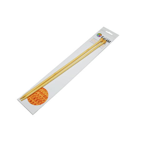 Bamboo Knitting needles - straight 35cm - 7,00mm - 1pair/polybag