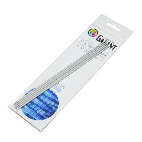 Pletací jehlice ponožkové - aluminiové - 20cm - 3,00mm - 5ks/sáček