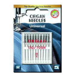 Machine Needles ORGAN UNIVERSAL 130/705 H - 60 - 10pcs/plastic box/card