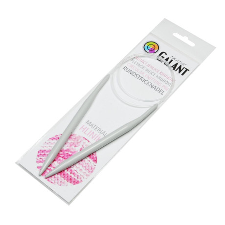 Aluminium Knitting needles - circular 60cm - 8,00mm - 1pcs/polybag