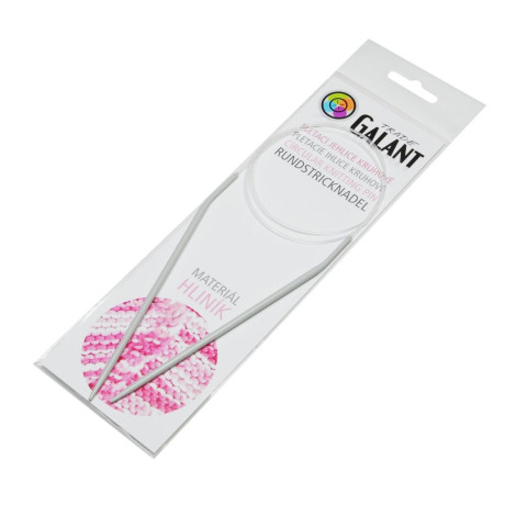 Aluminium Knitting needles - circular 80cm - 3,50mm - 1pcs/polybag