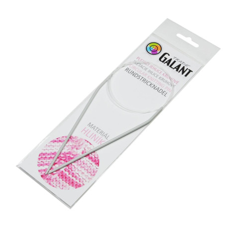 Pletací jehlice kruhové (kruhová) - aluminiové - 100cm - 3,00mm - 1ks/sáček