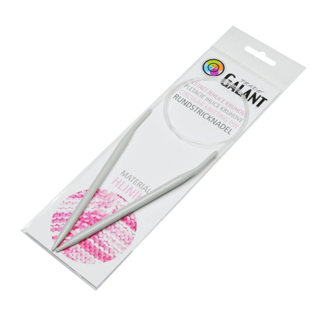 Aluminium Knitting needles - circular 100cm - 6,00mm - 1pcs/polybag