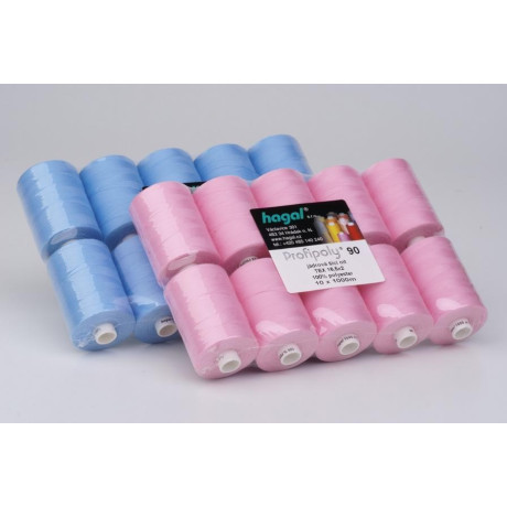 Polyester threads PROFIPOLY 90 (TEX16,5x2) - 1000m/spool - 10spools/folie