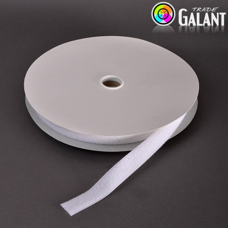 Velcro 25mm - colour: 990 (white) - Loops  - 25m/roll