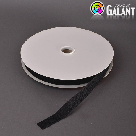 Suchý zip 25mm - barva: 170 (černá) - háček - 25m/kolo