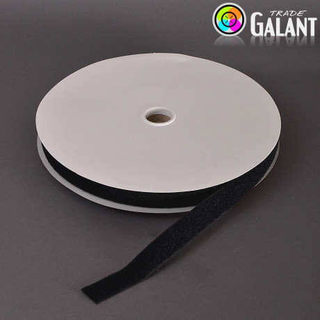 Velcro 25mm - colour: 170 (black) - Loops - 25m/roll