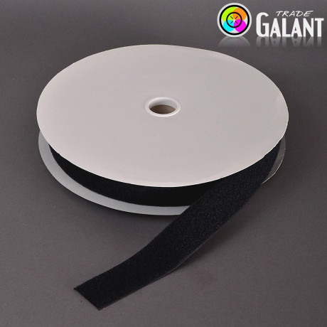 Velcro 38mm - colour: 170 (black) - Loops - 25m/roll