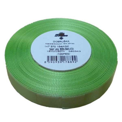 Satin ribbon (147 370 154), 15mm, 20m/spool