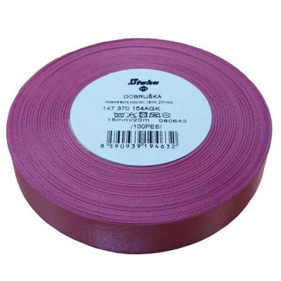Satin ribbon (147 370 154), 15mm, 20m/spool