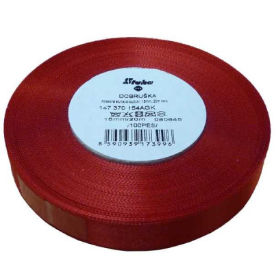 Satin ribbon (147 370 154), 15mm, 20m/spool