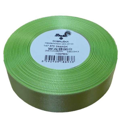 Atlasová stuha oboulícní (147 370 244), 24mm, 20m/cívka