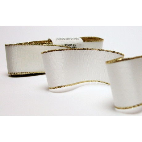 Taffeta Ribbon with Lurex  (117 240 251), 25mm - 10m/bunch