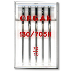 Machine Needles ORGAN UNIVERSAL 130/705 H - 70 - 5pcs/plastic box