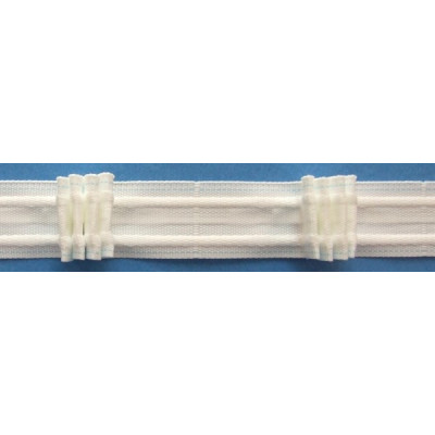 Curtain tape 8 197 188 26 - c. white - 26mm - 1m