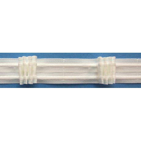 Curtain tape 8 197 188 26 - c. white - 26mm - 1m