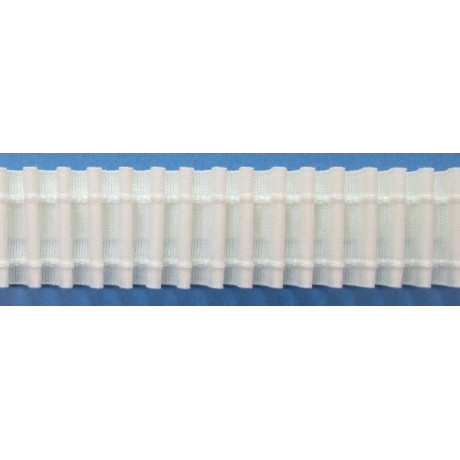 Záclonová stuha 8 197 227 40 - b. bílá - 40mm - 50m/kotouč