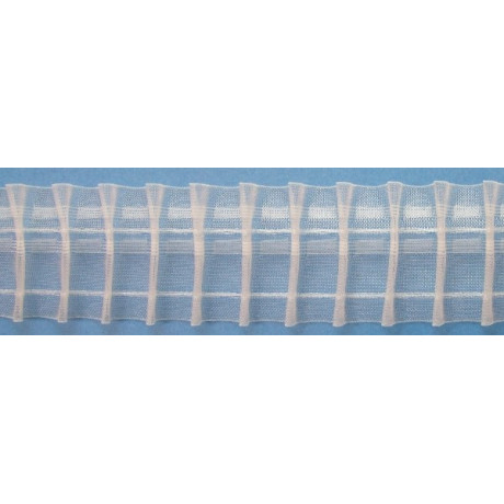 Záclonová stuha 8 197 835 50 - b. čirá - 50mm - 50m/kotouč