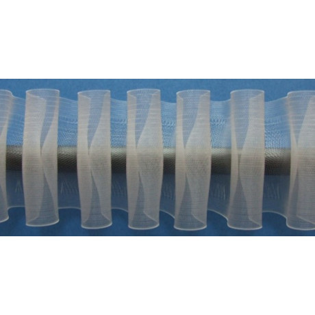 Záclonová stuha na tyč 8 197 845 80 - b. čirá - 80mm - 50m/kotouč