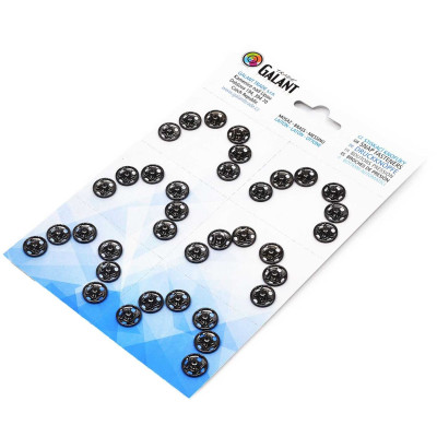 Brass Snap Fasteners 12mm - 36pcs/card - 8card/box (2grs.)