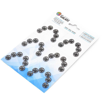 Brass Snap Fasteners 12mm - 36pcs/card - 8card/box (2grs.)