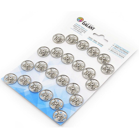 Brass Snap Fasteners 21mm - 24pcs/card - 6card/box (1grs.)