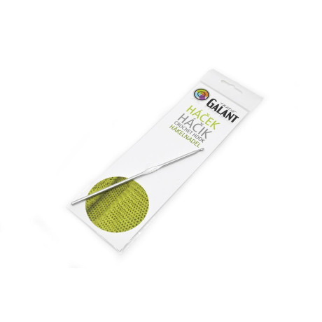 Aluminium Crochet hook (silver) 15cm - 3,50mm - 1pcs/polybag